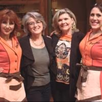 Photo Flash: Original Dinettes Cass Morgan and Debra Monk Visit Geva Theatre's PUMP BOYS AND DINETTES