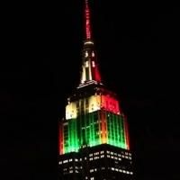 VIDEO: Empire State Building Kicks Off 2013 LED Christmas Light Shows
