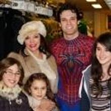 Photo Flash: Joan Collins Visits SPIDER-MAN!