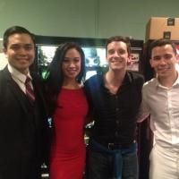 Photo Flash: Harvey Keitel and Michael Urie Visit HERE LIES LOVE