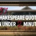 STAGE TUBE: Stratford's 2012 Shakespeare School Performs 37 Quotes in 2 Minutes