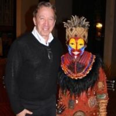 Photo Flash: Tim Allen Visits THE LION KING on Broadway!