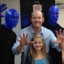 Photo Flash:  David Koechner Visits The Blue Man Group
