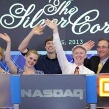 Photo Flash: Cast of THE SILVER CORD Rings NASDAQ Closing Bell