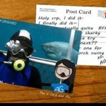 Author of the Uplifting Cancer Survival Guide, The C Card and Me, Fins it Forward to 