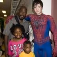 Photo Flash: Steve St. Bernard Visits SPIDER-MAN!