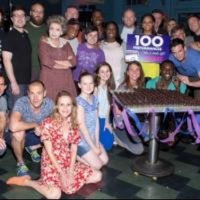 Exclusive Photo Coverage: VIOLET Cast Celebrates 100th Performance on Broadway!