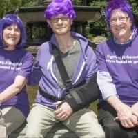 DYEING TO END ALZHEIMER'S ... PURPLE NEVER LOOKED SO GOOD New York Initiative