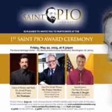 Actor Joe Mantegna and Franco Nuschese Honored With 1st Saint Pio Foundation Award…