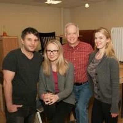 Photo Flash: In Rehearsal for Atlantic Theater Company's I'M GONNA PRAY FOR YOU SO HARD with Reed Birney &amp; Betty Gilpin
