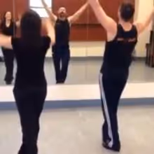 STAGE TUBE: Sneak Peek at Hugh Jackman Tapping in Rehearsal for the Tonys!