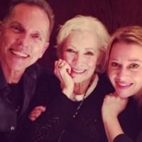 Photo Flash: CARRIE Reunion! Dean Pitchford and Linzi Hateley Visit Betty Buckley at DEAR WORLD