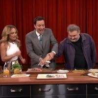 VIDEO: Giada, Jimmy, Artie, Questlove Cook on Fallon... What Could Go Wrong?
