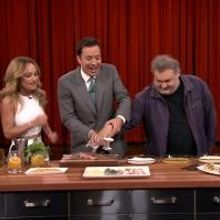 VIDEO: Giada, Jimmy, Artie, Questlove Cook on Fallon... What Could Go Wrong?