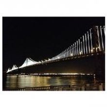 The Bay Lights Illuminate San Francisco Waterfront Tonight