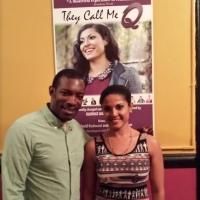 Photo Flash: DOODU BOY's Stefhen Bryan Visits THEY CALL ME Q Off-Broadway