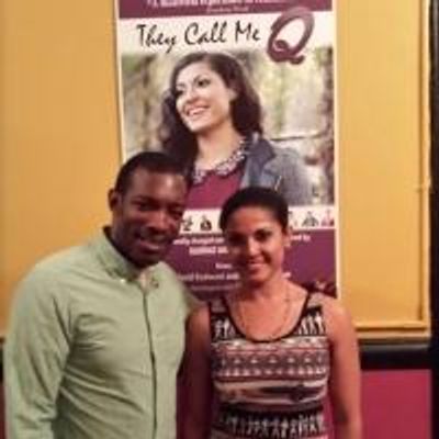 Photo Flash: DOODU BOY&#039;s Stefhen Bryan Visits THEY CALL ME Q Off-Broadway