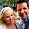 Photo Flash: First Look at Sean Hayes with Megan Hilty on SMASH Set!