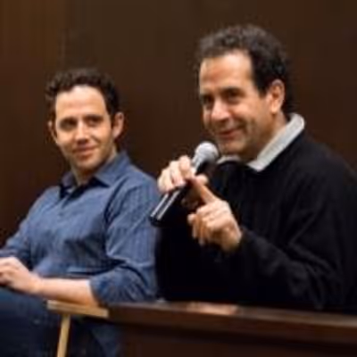 Photo Coverage: Tony Shalhoub &amp; Santino Fontana Read from ACT ONE at Barnes &amp; Noble