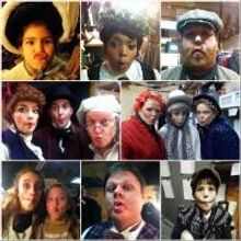 Photo Flash: Saturday Intermission Pics, Dec 21 - Christmas Is in the Air! SCROOGE…
