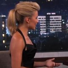VIDEO: Dianna Agron Tells Kimmel About THE FAMILY, Livestock Shows with Tommy Lee…