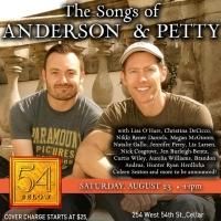 Broadway Performers Lined Up for THE SONGS OF ANDERSON & PETTY at 54 Below, 8/23