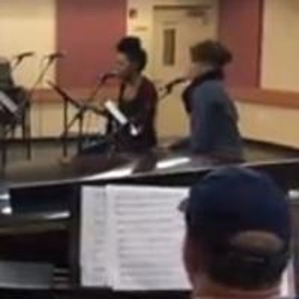 STAGE TUBE: Adrienne Warren and Emmy Raver-Lampman Rehearse for FRANK & FRIENDS at 54 Below - Cabaret Theater Video