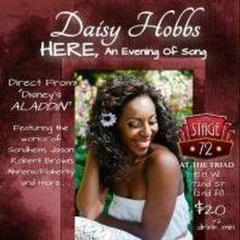 ALADDIN's Daisy Hobbs to Make NYC Solo Debut in HERE, AN EVENING OF SONG at Stage 72…