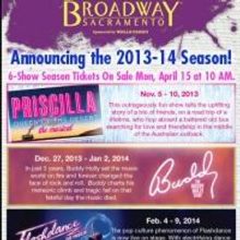 PRISCILLA, WICKED, FLASHDANCE, SISTER ACT and More Set for Broadway Sacramento's 2013