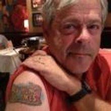 OLD JEWS TELLING JOKES' Dan Okrent Gets Show Logo Shoulder Tattoo