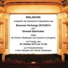 'Eiserner Vorhang' 2013/2014 von Oswald Oberhuber