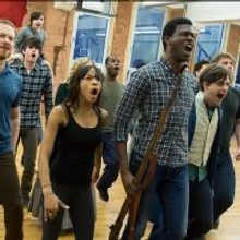 Photo Flash: Raise the Barricade! In Rehearsal with the Company of Broadway-Bound…