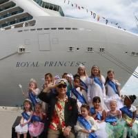 New Princess Cruises Ship Receives Royal Welcome to Ft. Lauderdale