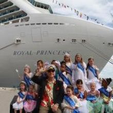 New Princess Cruises Ship Receives Royal Welcome to Ft. Lauderdale