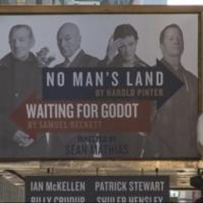 Up on the Marquee: NO MAN'S LAND & WAITING FOR GODOT