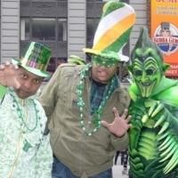 Photo Flash: SPIDER-MAN's Green Goblin Celebrates St. Patrick's Day in Times Square!