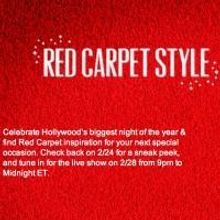 QVC to Broadcast Red Carpet Style Live
