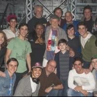 Photo Flash: Broadway-Bound Ian McKellen Visits NEWSIES!