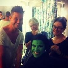 Photo Flash: Saturday Intermission Pics - Oct 12 - Part 2 - Lindsay Mendez Gets…