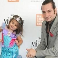 Photo Flash: Constantine Maroulis & Daughter Attend LITTLE MERMAID Blu-ray Screening
