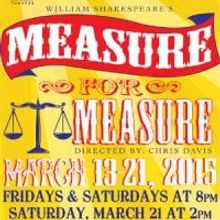MEASURE FOR MEASURE Runs Now thru 3/21 at Roxy Regional Theatre