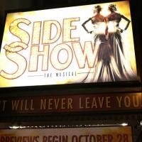 Up on the Marquee: SIDE SHOW on Broadway
