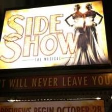 Up on the Marquee: SIDE SHOW on Broadway