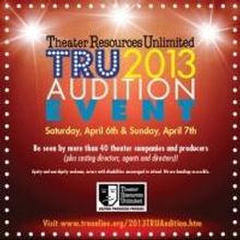 TRU's 2013 Combined Audition Event Sets Registration Deadline for 3/31