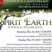 Schola Cantorum on Hudson Holds SPIRIT EARTH Concert, 5/19