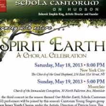 Schola Cantorum on Hudson Holds SPIRIT EARTH Concert, 5/19