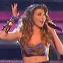 Karmin Rocks It In Pistol Clothing and Luichiny Pumps On DWTS
