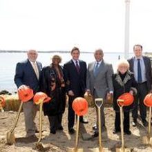 Photo Flash: NYC Parks Breaks Ground on City Island's New Street End Plaza at Belden…