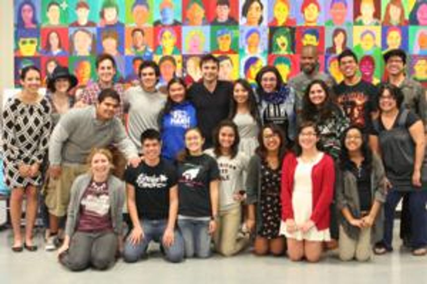 Photo Coverage: PETER AND THE STARCATCHER's Actors and Las Casas Foundation Help Students at Say Si in San Antonio, Texas Image