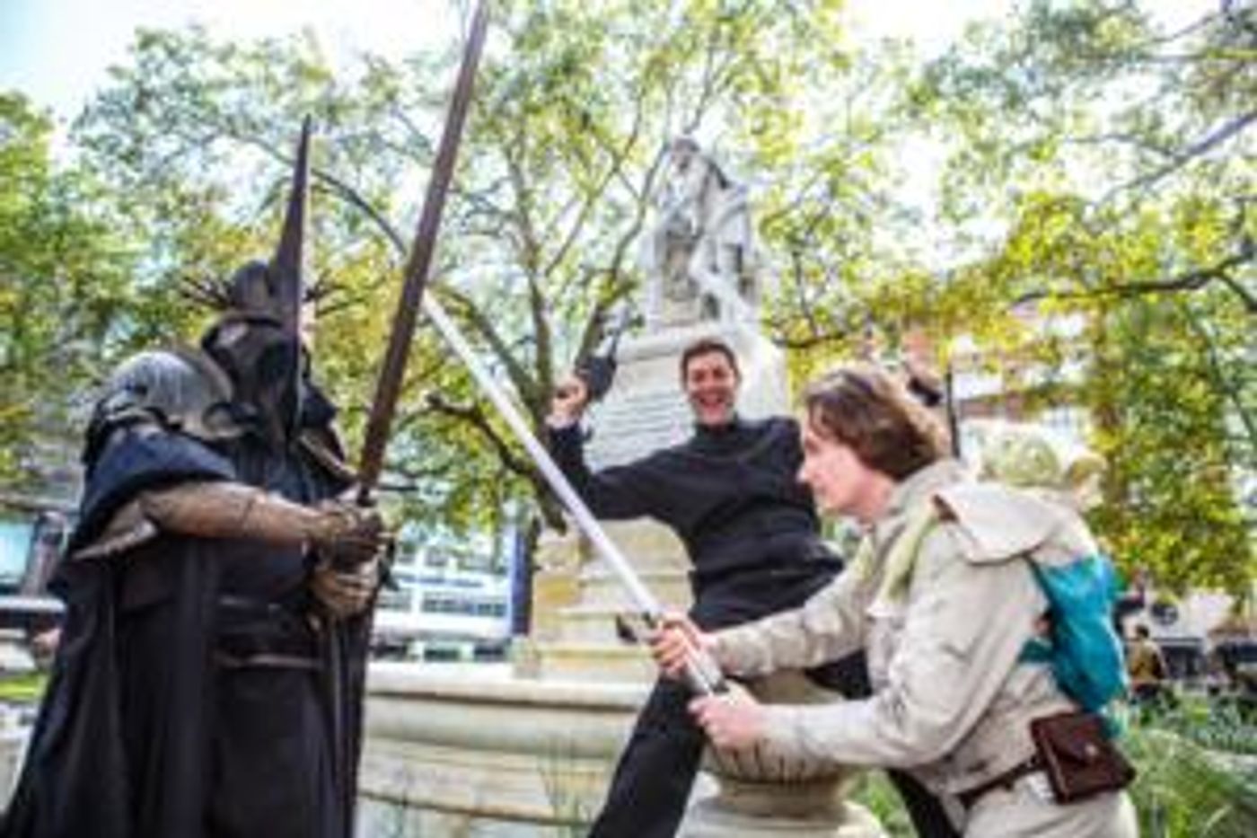 Photo Coverage: ONE MAN LORD OF THE RINGS Takes A Walk In London!  Image
